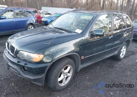 2001 BMW X5 3.0 из США, поврежденный, VIN WBAFA53571LM77470